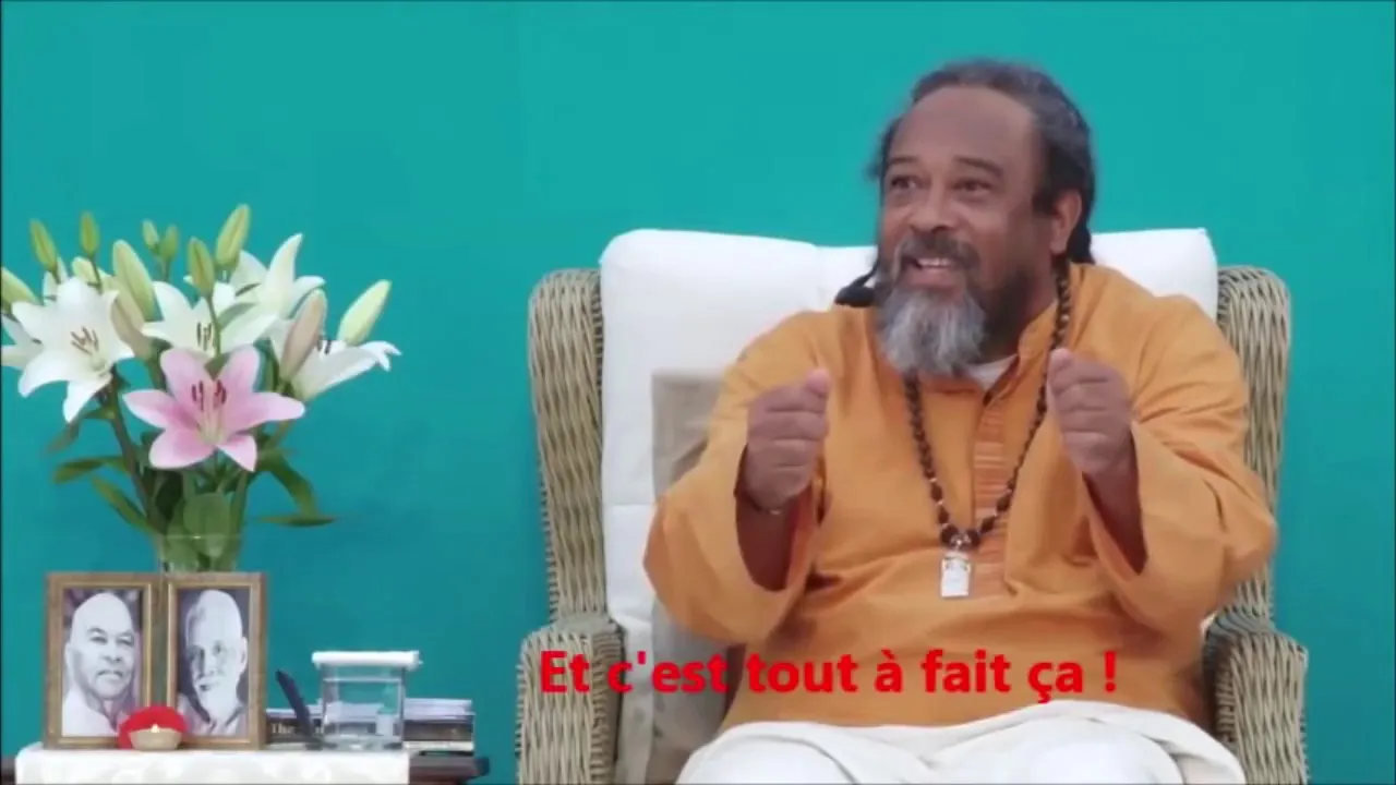 Mooji racontant l’histoire de la leçon de conduite et des essuie-glaces